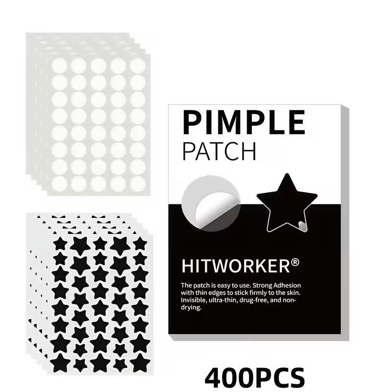 400pcs hydrocolloid anti- patches, star and circle set.
