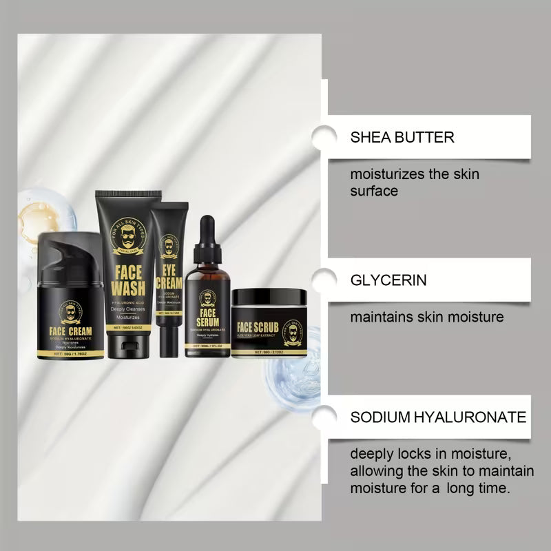 5pcs Light Beige Care Set