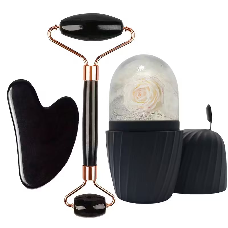 3in 1 Ice Face Roller Facial Skincare Ice Roller Set